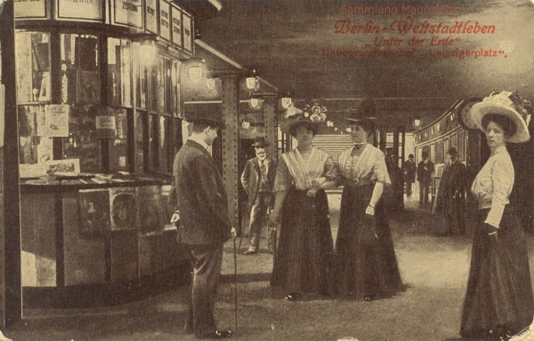 U-Bahnhof Leipziger Platz, ca. 1910