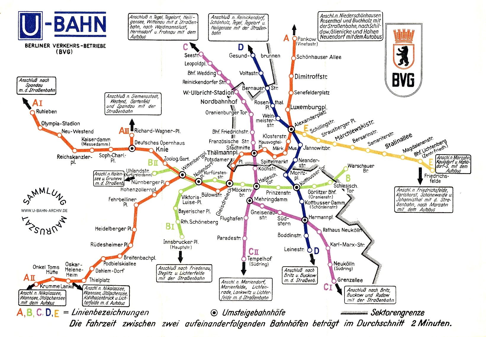 Berlin U Bahn Karte