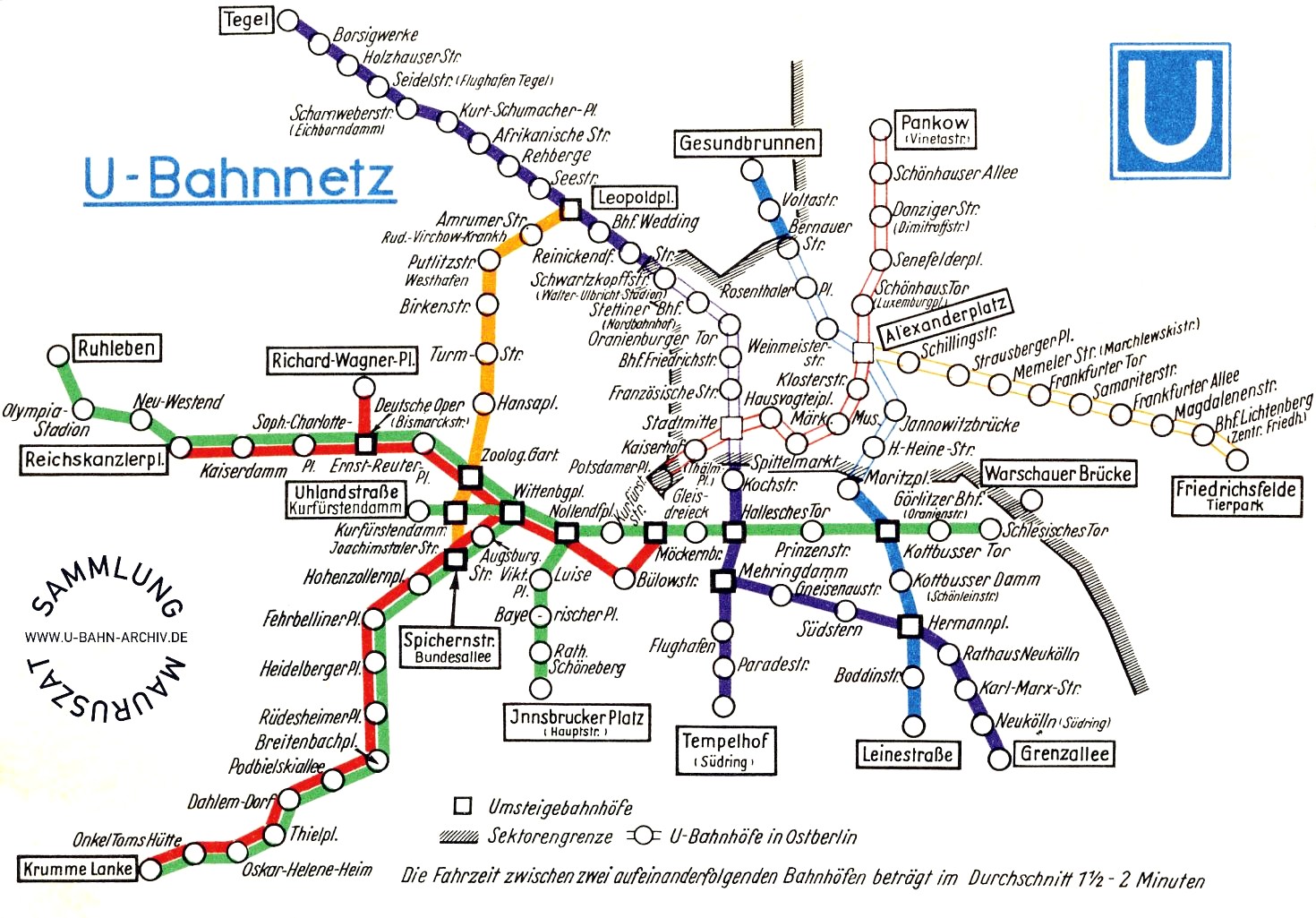 Das Berliner UBahnArchiv Netzspinnen