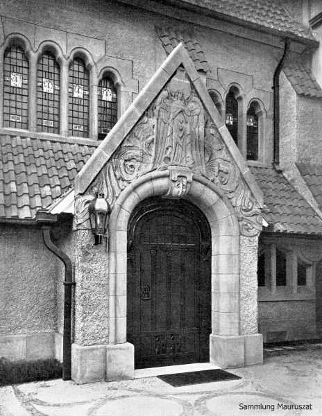 Alfred Grenander, Otto Spalding, Lutherische Kirche, Guben, Hauptportal