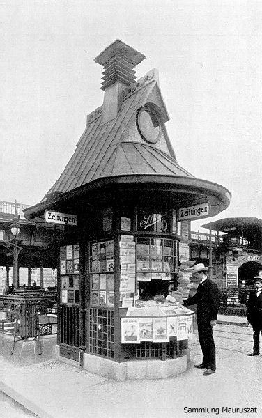 Alfred Grenander, Zeitungskiosk am Zoologischen Garten (Berlin)