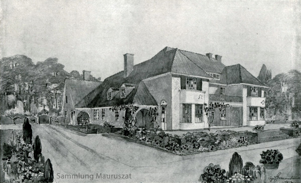 Alfred Grenander, Entwurf für Wohnhaus Terfloht zu Hittfeld