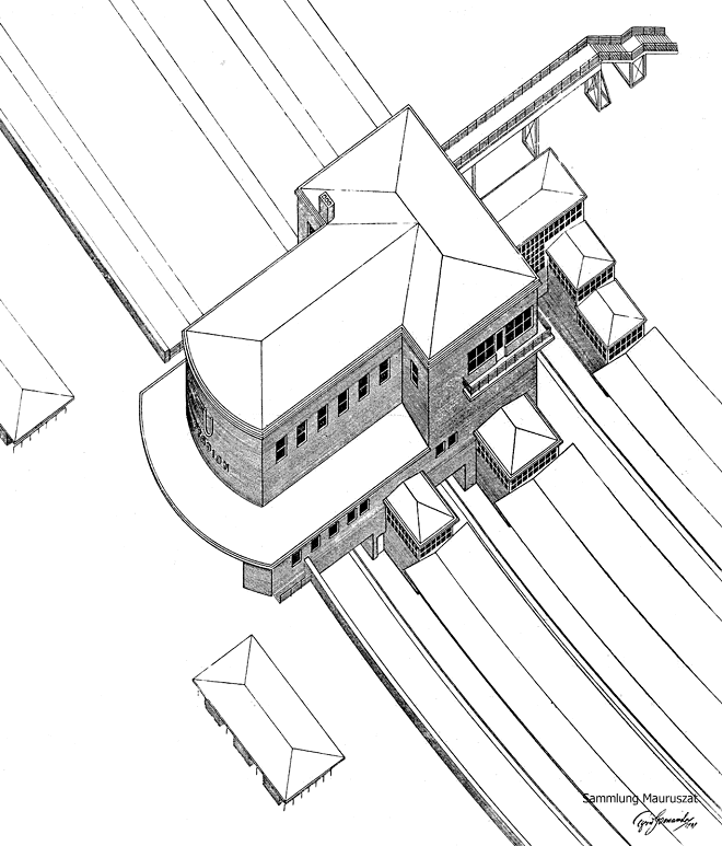 Alfred Grenander, Bahnhof Stadion