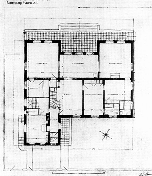 Alfred Grenander, Landhaus Zangemeister, Grundriß